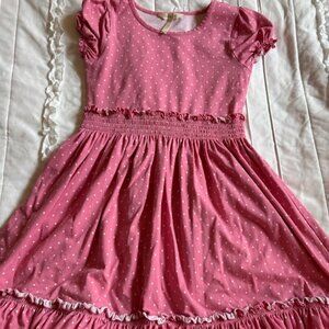 Matilda Jane Clothing Girls Size 10 EUC Love You Dots